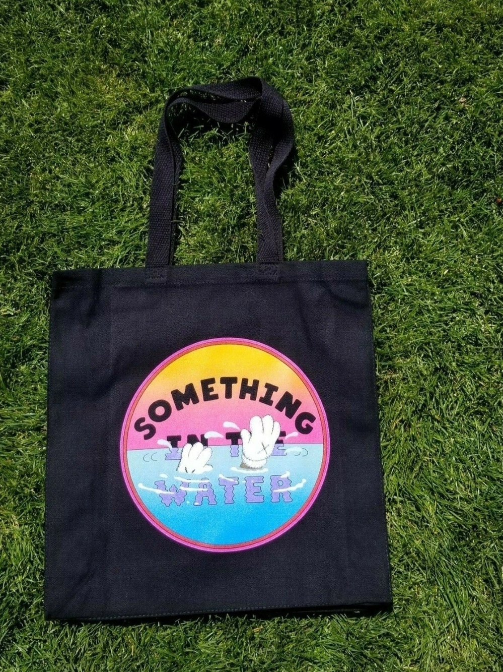 Kaws Something In The Water Tote Bag